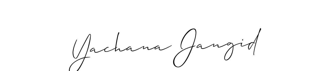 See photos of Yachana Jangid official signature by Spectra . Check more albums & portfolios. Read reviews & check more about Allison_Script font. Yachana Jangid signature style 2 images and pictures png