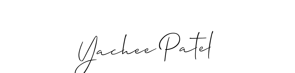 See photos of Yachee Patel official signature by Spectra . Check more albums & portfolios. Read reviews & check more about Allison_Script font. Yachee Patel signature style 2 images and pictures png