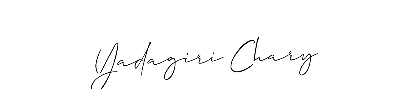 Best and Professional Signature Style for Yadagiri Chary. Allison_Script Best Signature Style Collection. Yadagiri Chary signature style 2 images and pictures png