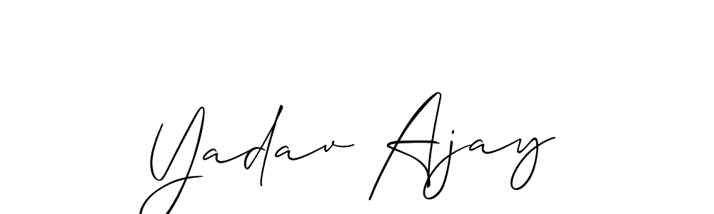 Here are the top 10 professional signature styles for the name Yadav Ajay. These are the best autograph styles you can use for your name. Yadav Ajay signature style 2 images and pictures png