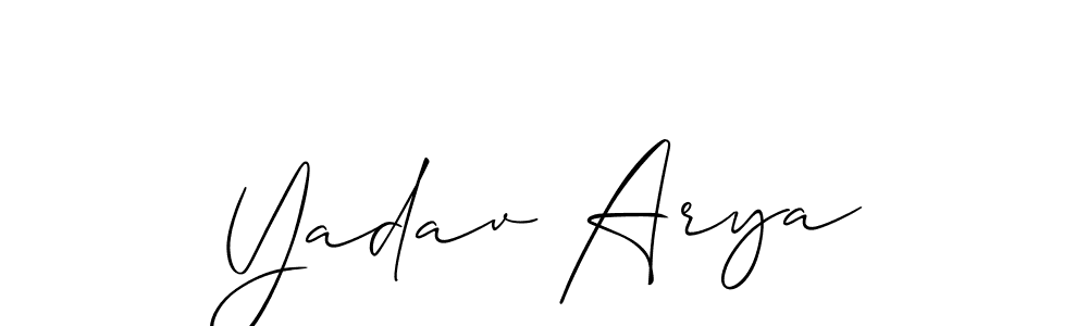 This is the best signature style for the Yadav Arya name. Also you like these signature font (Allison_Script). Mix name signature. Yadav Arya signature style 2 images and pictures png
