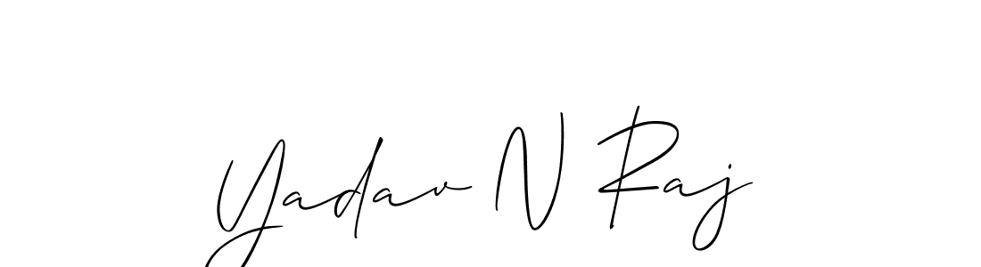 Similarly Allison_Script is the best handwritten signature design. Signature creator online .You can use it as an online autograph creator for name Yadav N Raj. Yadav N Raj signature style 2 images and pictures png