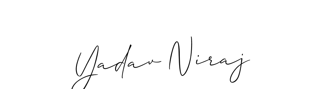 Check out images of Autograph of Yadav Niraj name. Actor Yadav Niraj Signature Style. Allison_Script is a professional sign style online. Yadav Niraj signature style 2 images and pictures png