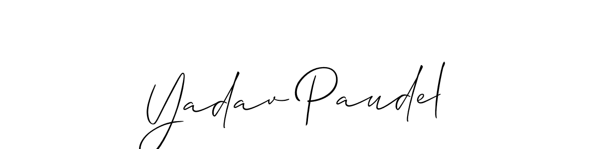 You can use this online signature creator to create a handwritten signature for the name Yadav Paudel. This is the best online autograph maker. Yadav Paudel signature style 2 images and pictures png