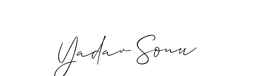 How to Draw Yadav Sonu signature style? Allison_Script is a latest design signature styles for name Yadav Sonu. Yadav Sonu signature style 2 images and pictures png