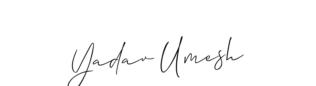 Best and Professional Signature Style for Yadav Umesh. Allison_Script Best Signature Style Collection. Yadav Umesh signature style 2 images and pictures png