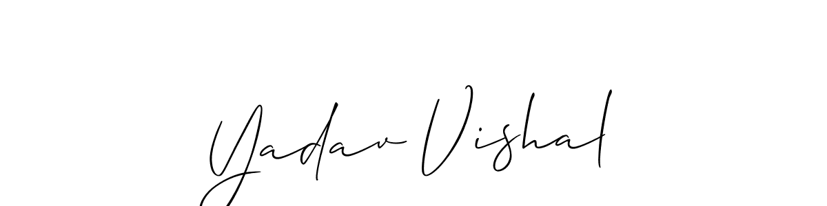 You can use this online signature creator to create a handwritten signature for the name Yadav Vishal. This is the best online autograph maker. Yadav Vishal signature style 2 images and pictures png