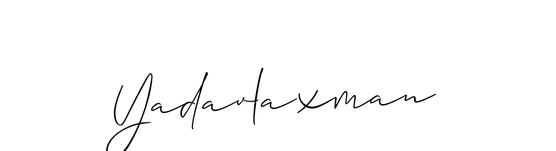 Make a beautiful signature design for name Yadavlaxman. With this signature (Allison_Script) style, you can create a handwritten signature for free. Yadavlaxman signature style 2 images and pictures png