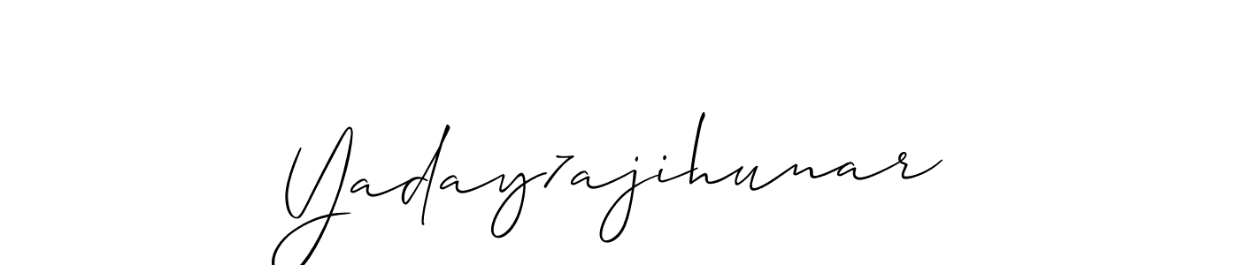 How to Draw Yaday7ajihunar signature style? Allison_Script is a latest design signature styles for name Yaday7ajihunar. Yaday7ajihunar signature style 2 images and pictures png