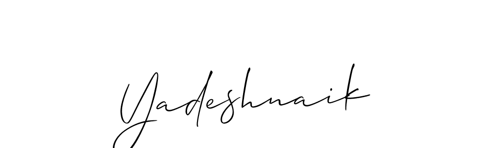 Make a beautiful signature design for name Yadeshnaik. Use this online signature maker to create a handwritten signature for free. Yadeshnaik signature style 2 images and pictures png