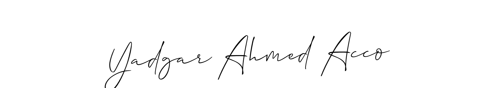Here are the top 10 professional signature styles for the name Yadgar Ahmed Acco. These are the best autograph styles you can use for your name. Yadgar Ahmed Acco signature style 2 images and pictures png