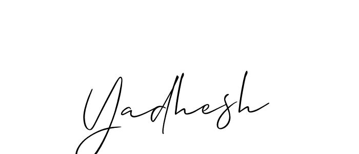 Make a beautiful signature design for name Yadhesh. Use this online signature maker to create a handwritten signature for free. Yadhesh signature style 2 images and pictures png