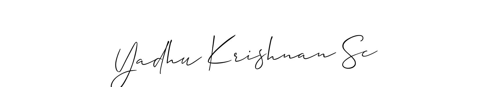 You can use this online signature creator to create a handwritten signature for the name Yadhu Krishnan Sc. This is the best online autograph maker. Yadhu Krishnan Sc signature style 2 images and pictures png