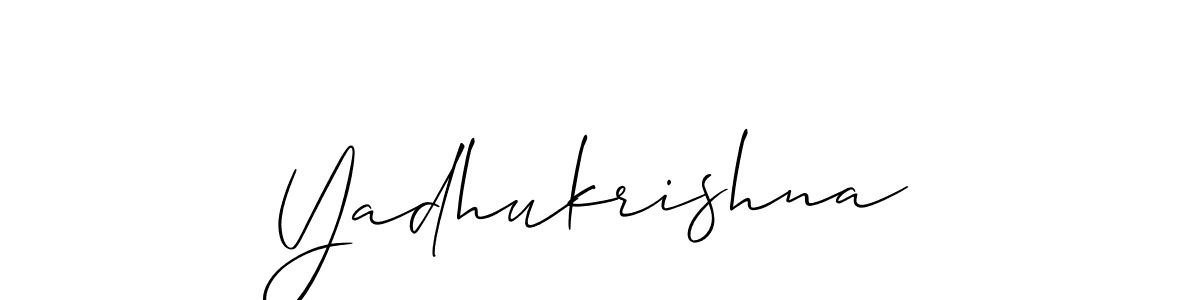 How to Draw Yadhukrishna signature style? Allison_Script is a latest design signature styles for name Yadhukrishna. Yadhukrishna signature style 2 images and pictures png