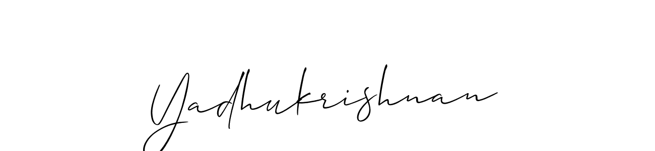 Similarly Allison_Script is the best handwritten signature design. Signature creator online .You can use it as an online autograph creator for name Yadhukrishnan. Yadhukrishnan signature style 2 images and pictures png