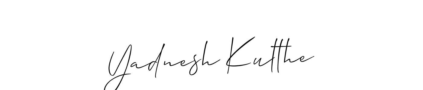 Yadnesh Kulthe stylish signature style. Best Handwritten Sign (Allison_Script) for my name. Handwritten Signature Collection Ideas for my name Yadnesh Kulthe. Yadnesh Kulthe signature style 2 images and pictures png