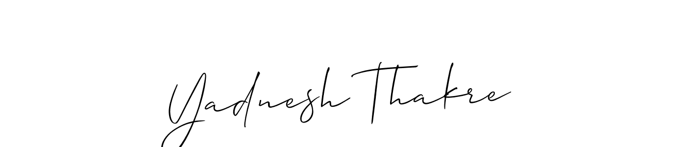 Also we have Yadnesh Thakre name is the best signature style. Create professional handwritten signature collection using Allison_Script autograph style. Yadnesh Thakre signature style 2 images and pictures png