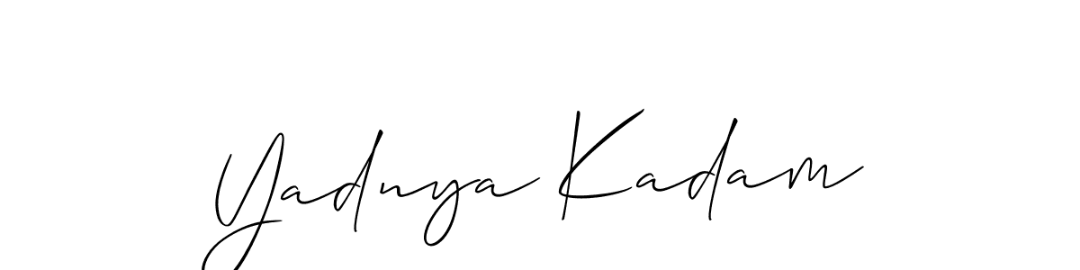 You can use this online signature creator to create a handwritten signature for the name Yadnya Kadam. This is the best online autograph maker. Yadnya Kadam signature style 2 images and pictures png