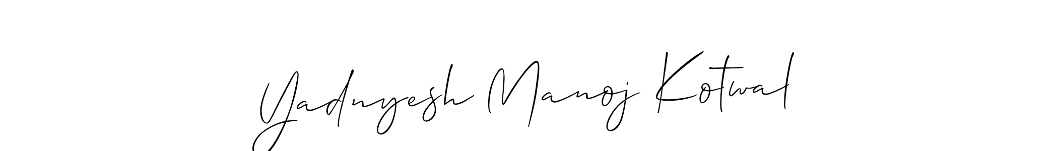 Similarly Allison_Script is the best handwritten signature design. Signature creator online .You can use it as an online autograph creator for name Yadnyesh Manoj Kotwal. Yadnyesh Manoj Kotwal signature style 2 images and pictures png