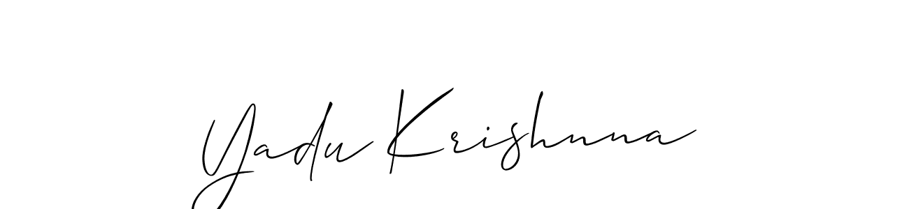 Make a beautiful signature design for name Yadu Krishnna. Use this online signature maker to create a handwritten signature for free. Yadu Krishnna signature style 2 images and pictures png