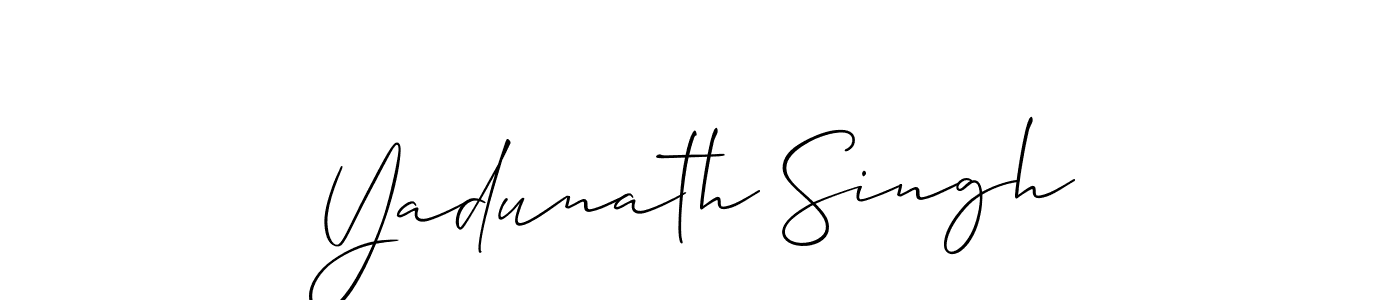 How to Draw Yadunath Singh signature style? Allison_Script is a latest design signature styles for name Yadunath Singh. Yadunath Singh signature style 2 images and pictures png