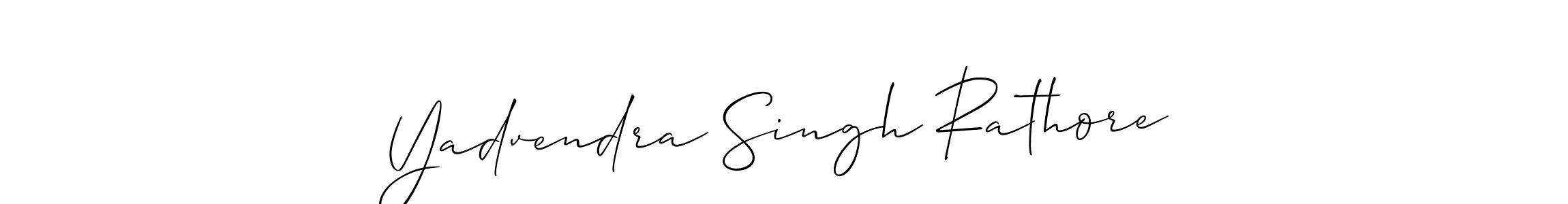 The best way (Allison_Script) to make a short signature is to pick only two or three words in your name. The name Yadvendra Singh Rathore include a total of six letters. For converting this name. Yadvendra Singh Rathore signature style 2 images and pictures png