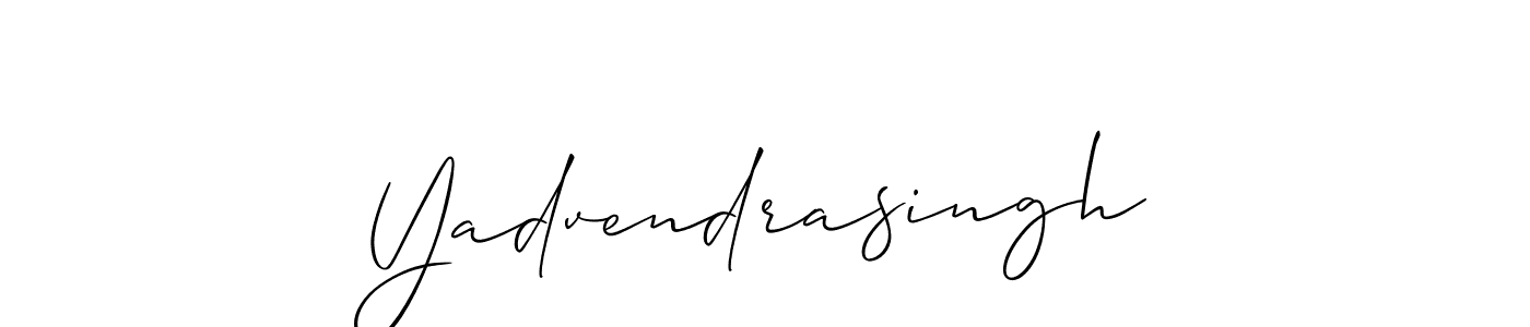 You should practise on your own different ways (Allison_Script) to write your name (Yadvendrasingh) in signature. don't let someone else do it for you. Yadvendrasingh signature style 2 images and pictures png