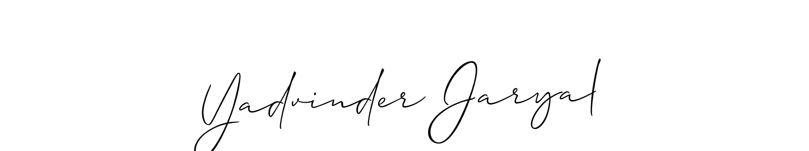 This is the best signature style for the Yadvinder Jaryal name. Also you like these signature font (Allison_Script). Mix name signature. Yadvinder Jaryal signature style 2 images and pictures png