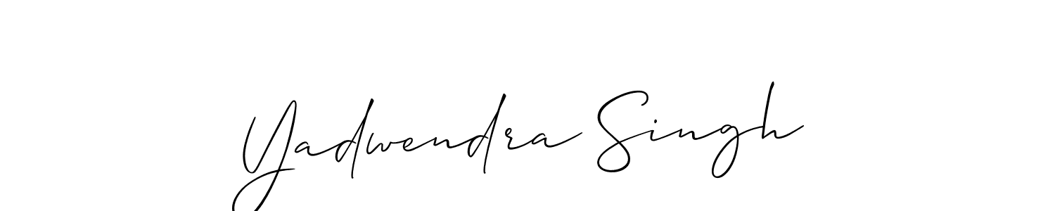 Allison_Script is a professional signature style that is perfect for those who want to add a touch of class to their signature. It is also a great choice for those who want to make their signature more unique. Get Yadwendra Singh name to fancy signature for free. Yadwendra Singh signature style 2 images and pictures png