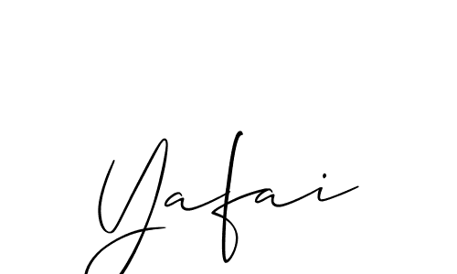 if you are searching for the best signature style for your name Yafai. so please give up your signature search. here we have designed multiple signature styles  using Allison_Script. Yafai signature style 2 images and pictures png