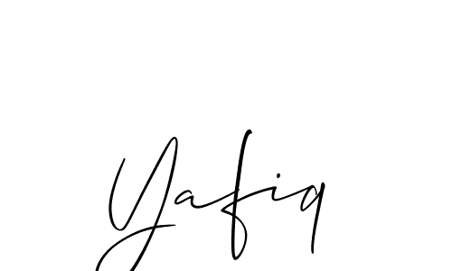 Similarly Allison_Script is the best handwritten signature design. Signature creator online .You can use it as an online autograph creator for name Yafiq. Yafiq signature style 2 images and pictures png