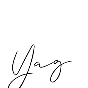 Also You can easily find your signature by using the search form. We will create Yag name handwritten signature images for you free of cost using Allison_Script sign style. Yag signature style 2 images and pictures png