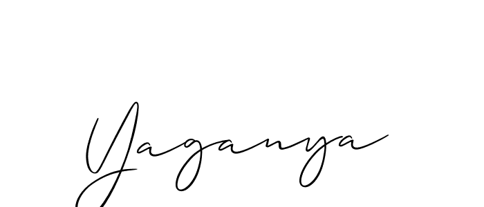 Make a beautiful signature design for name Yaganya. Use this online signature maker to create a handwritten signature for free. Yaganya signature style 2 images and pictures png