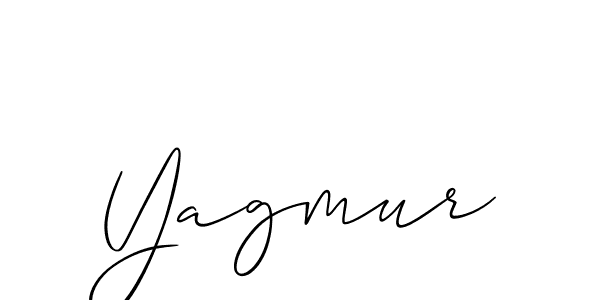 Yagmur stylish signature style. Best Handwritten Sign (Allison_Script) for my name. Handwritten Signature Collection Ideas for my name Yagmur. Yagmur signature style 2 images and pictures png