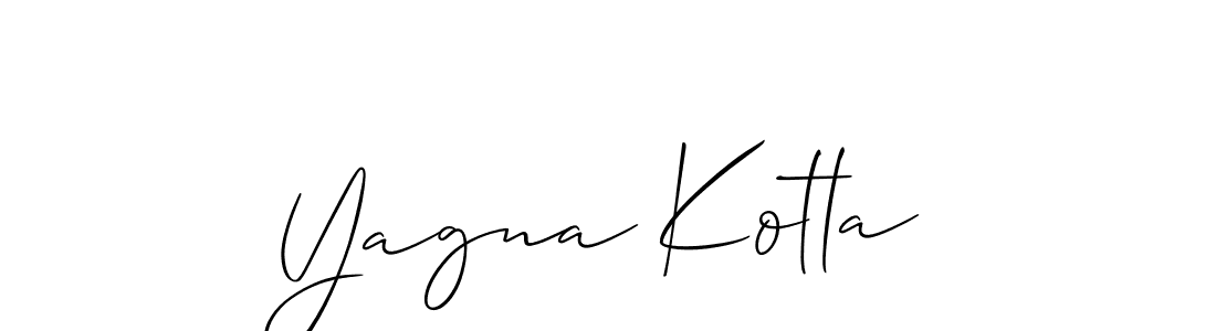 Once you've used our free online signature maker to create your best signature Allison_Script style, it's time to enjoy all of the benefits that Yagna Kotla name signing documents. Yagna Kotla signature style 2 images and pictures png