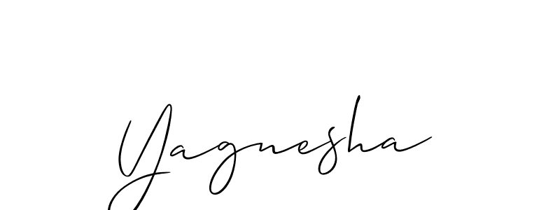Also You can easily find your signature by using the search form. We will create Yagnesha name handwritten signature images for you free of cost using Allison_Script sign style. Yagnesha signature style 2 images and pictures png