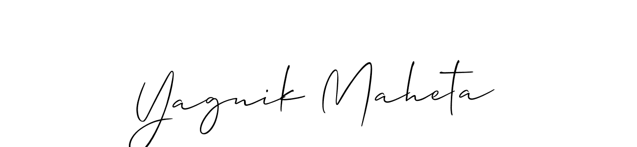 Once you've used our free online signature maker to create your best signature Allison_Script style, it's time to enjoy all of the benefits that Yagnik Maheta name signing documents. Yagnik Maheta signature style 2 images and pictures png