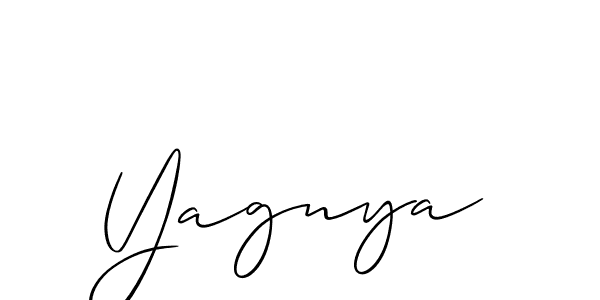 The best way (Allison_Script) to make a short signature is to pick only two or three words in your name. The name Yagnya include a total of six letters. For converting this name. Yagnya signature style 2 images and pictures png