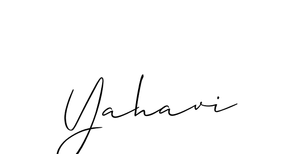 Also You can easily find your signature by using the search form. We will create Yahavi name handwritten signature images for you free of cost using Allison_Script sign style. Yahavi signature style 2 images and pictures png