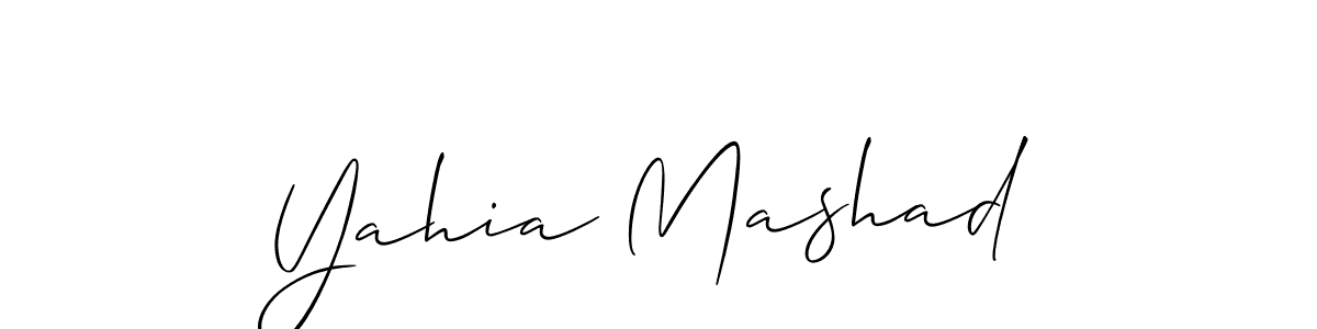 Similarly Allison_Script is the best handwritten signature design. Signature creator online .You can use it as an online autograph creator for name Yahia Mashad. Yahia Mashad signature style 2 images and pictures png