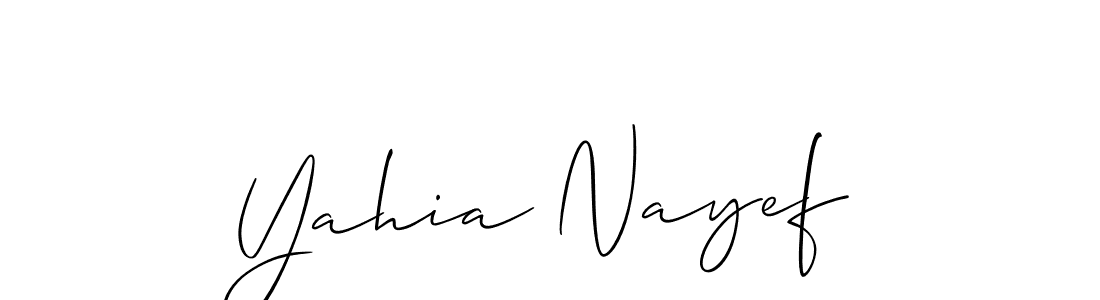This is the best signature style for the Yahia Nayef name. Also you like these signature font (Allison_Script). Mix name signature. Yahia Nayef signature style 2 images and pictures png