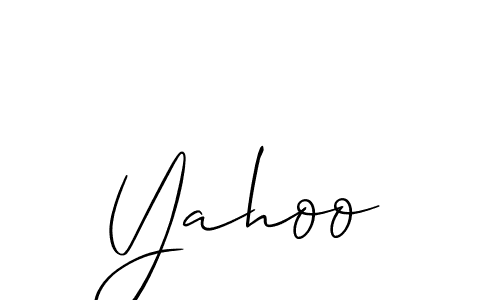 You should practise on your own different ways (Allison_Script) to write your name (Yahoo) in signature. don't let someone else do it for you. Yahoo signature style 2 images and pictures png