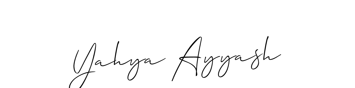 Once you've used our free online signature maker to create your best signature Allison_Script style, it's time to enjoy all of the benefits that Yahya Ayyash name signing documents. Yahya Ayyash signature style 2 images and pictures png