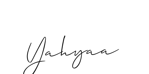 You should practise on your own different ways (Allison_Script) to write your name (Yahyaa) in signature. don't let someone else do it for you. Yahyaa signature style 2 images and pictures png