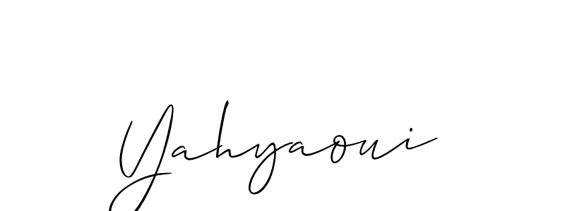 Make a beautiful signature design for name Yahyaoui. Use this online signature maker to create a handwritten signature for free. Yahyaoui signature style 2 images and pictures png