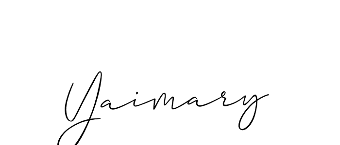 It looks lik you need a new signature style for name Yaimary. Design unique handwritten (Allison_Script) signature with our free signature maker in just a few clicks. Yaimary signature style 2 images and pictures png