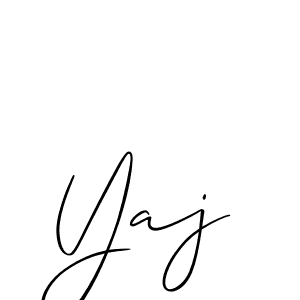 How to make Yaj name signature. Use Allison_Script style for creating short signs online. This is the latest handwritten sign. Yaj signature style 2 images and pictures png