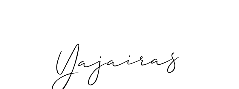Also we have Yajairas name is the best signature style. Create professional handwritten signature collection using Allison_Script autograph style. Yajairas signature style 2 images and pictures png