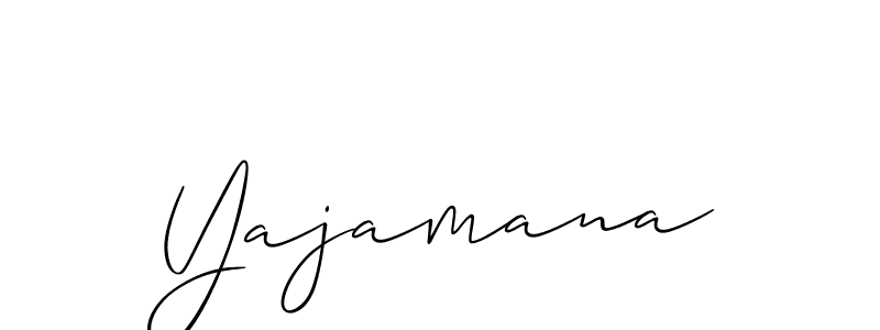 How to make Yajamana signature? Allison_Script is a professional autograph style. Create handwritten signature for Yajamana name. Yajamana signature style 2 images and pictures png