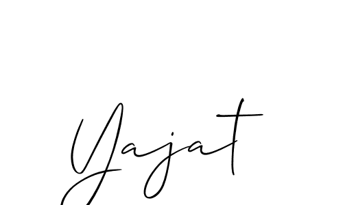 Best and Professional Signature Style for Yajat. Allison_Script Best Signature Style Collection. Yajat signature style 2 images and pictures png